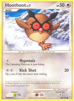 Hoothoot Lv.7 (DP 85) - GOOD