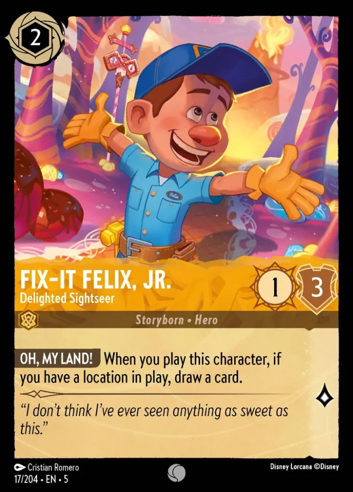 Fix‐It Felix, Jr. - Delighted Sightseer