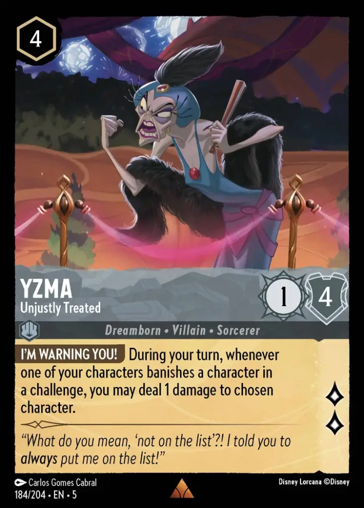 Yzma - Unjustly Treated