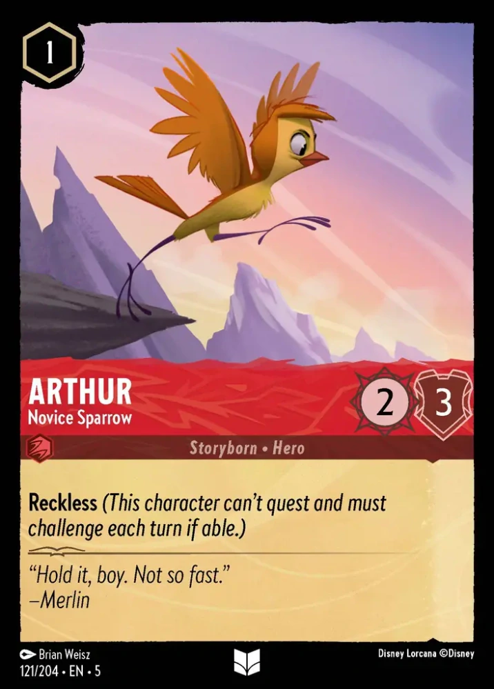 Arthur - Novice Sparrow - foil