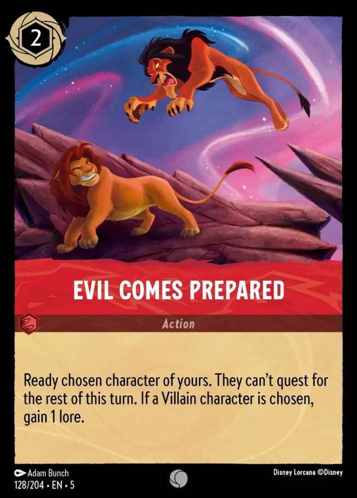Evil Comes Prepared - foil