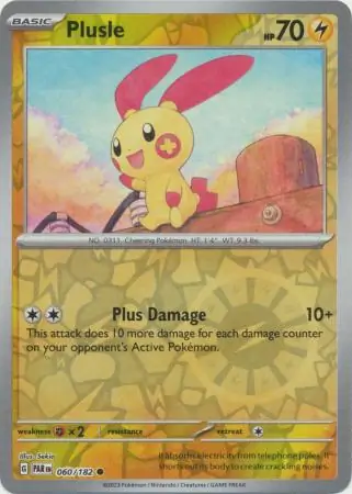 Plusle (PAR 060) - REVERSE HOLO
