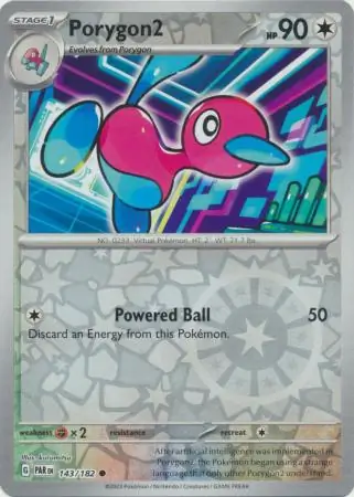 Porygon2 (PAR 143) - REVERSE HOLO