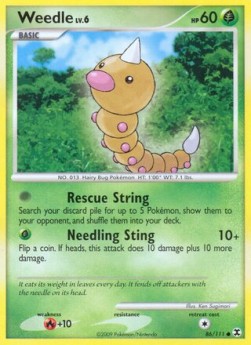 Weedle Lv.6 (RR 86) - GOOD