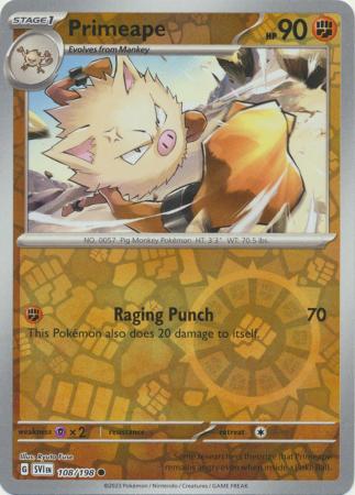 Primeape (SVI 108) - REVERSE HOLO