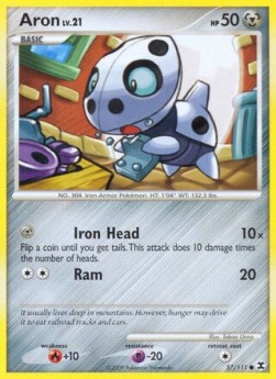 Aron Lv.21 (RR 57) - LIGHT PLAYED