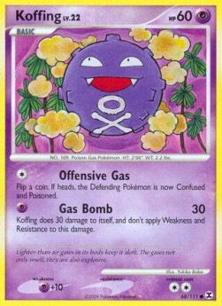 Koffing Lv.22 (RR 68) - LIGHT PLAYED