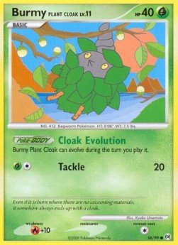 Burmy Plant Cloak Lv.11 (AR 56) - GOOD