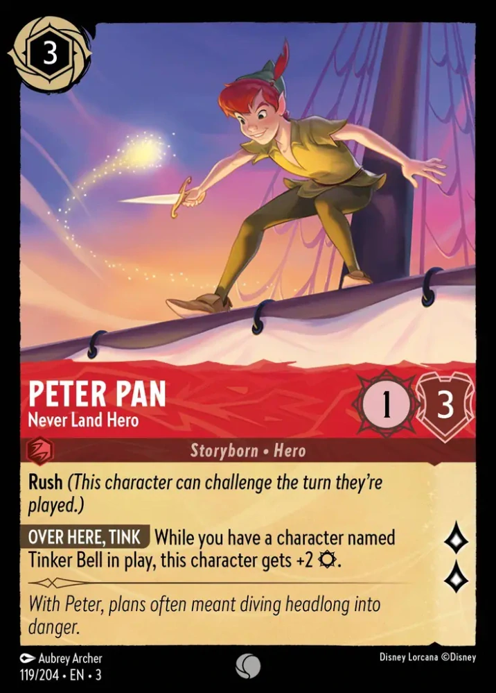 Peter Pan - Never Land Hero - foil