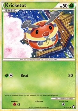 Kricketot (TM 65) - GOOD