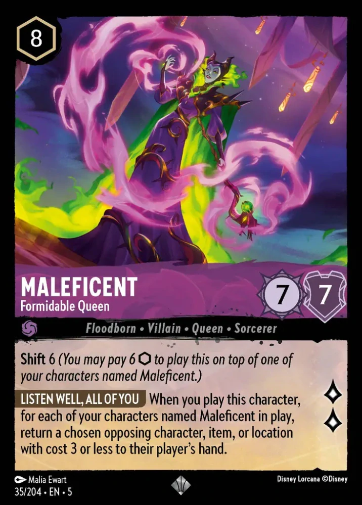 Maleficent - Formidable Queen - foil