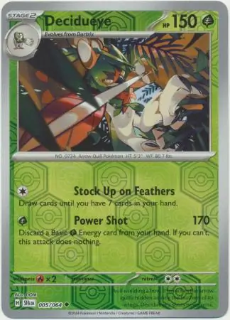 Decidueye (SFA 005) - REVERSE HOLO