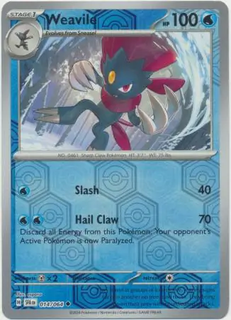 Weavile (SFA 014) - REVERSE HOLO