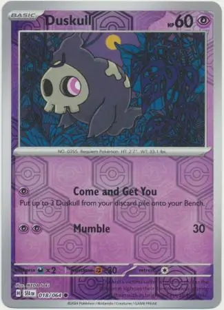Duskull (SFA 018) - REVERSE HOLO