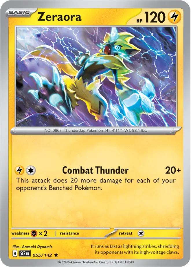 Zeraora (SCR 055) - HOLO