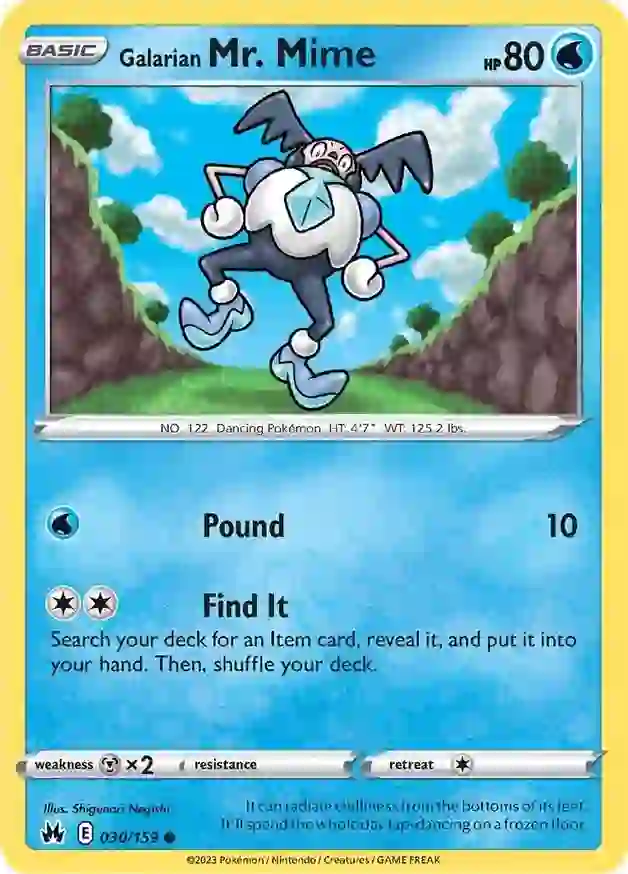 Galarian Mr. Mime (CRZ 030)