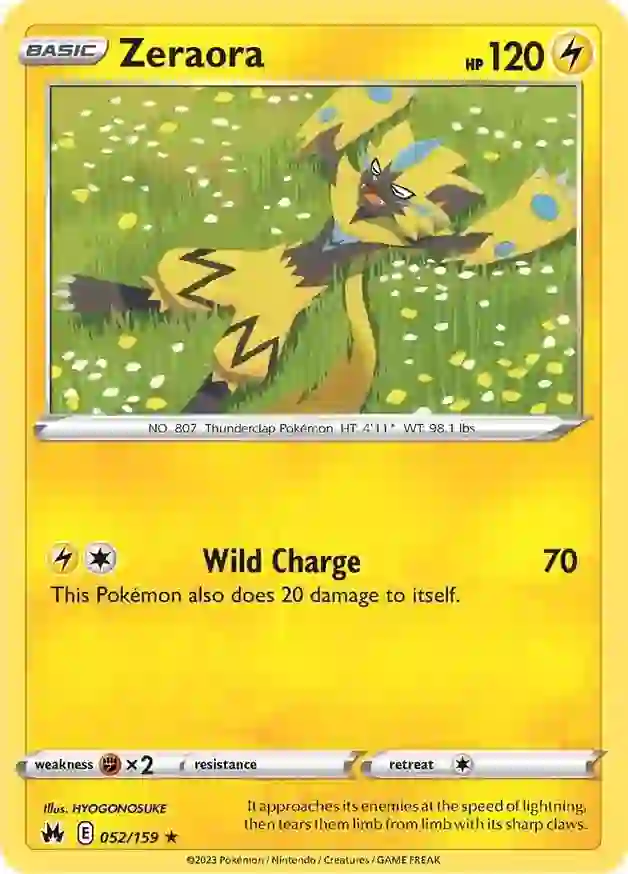 Zeraora (CRZ 052)