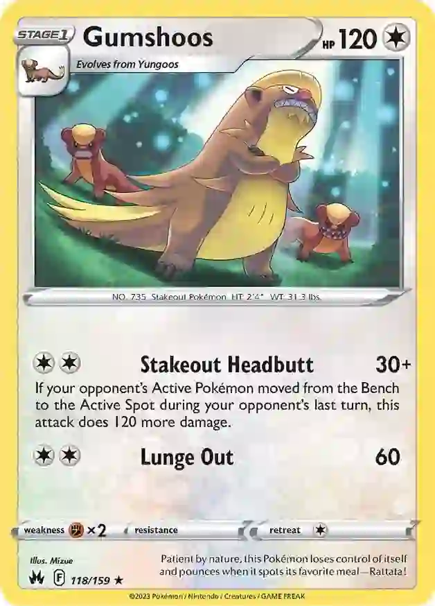  Gumshoos (CRZ 118)