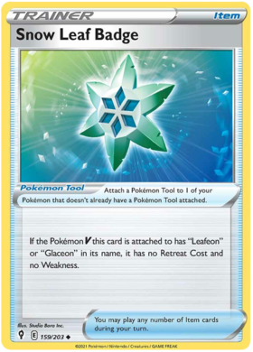 Snow Leaf Badge (EVS 159)