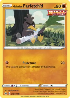 Galarian Farfetch'd (CRE 078)