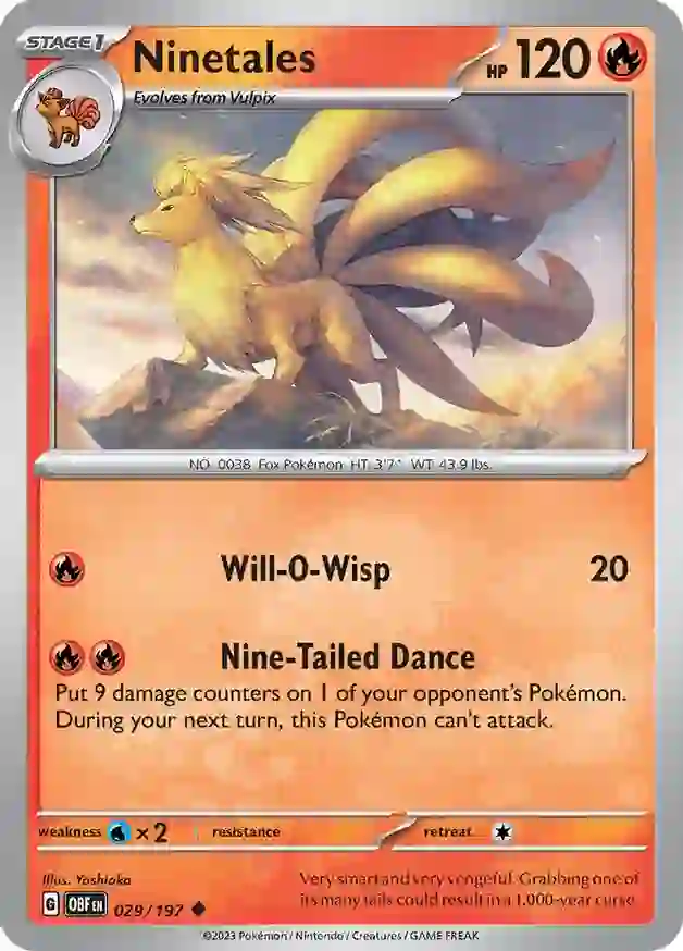 Ninetales (OBF 029)