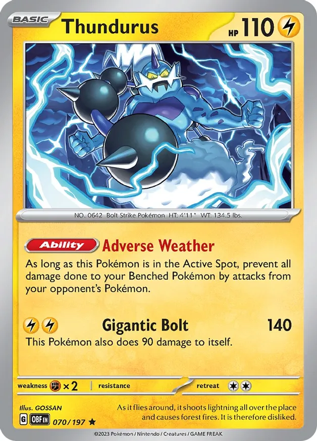 Thundurus (OBF 070) - HOLO