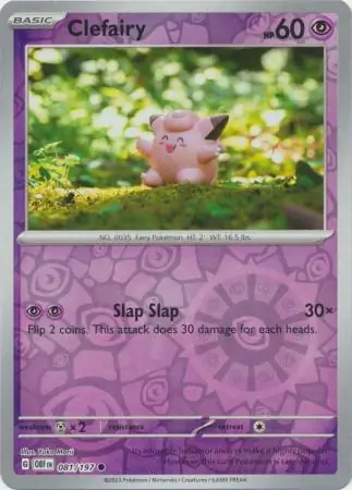 Clefairy (OBF 081) - REVERSE HOLO