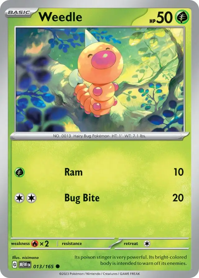 Weedle (MEW 013)