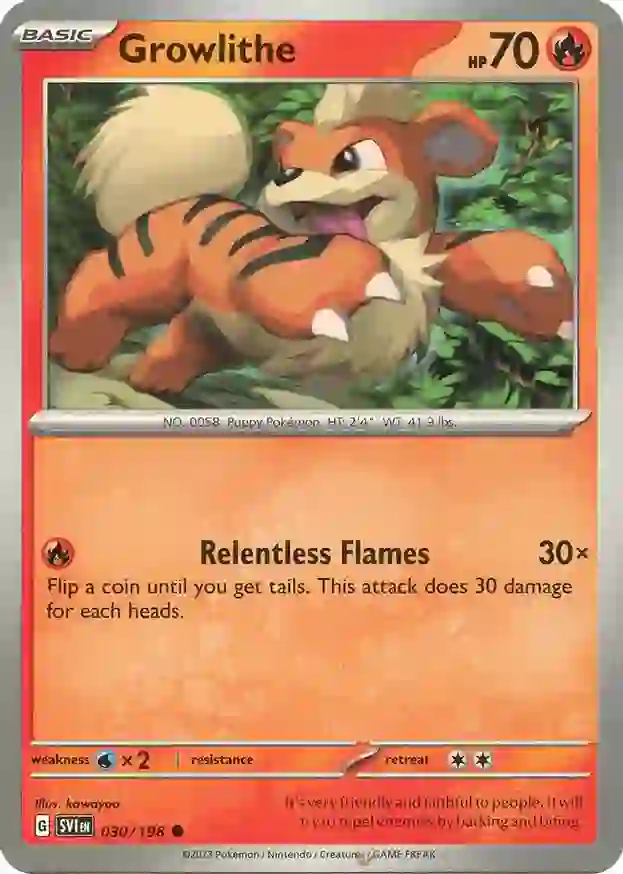 Growlithe (SVI 030)