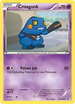 Croagunk (BCR 65) - LIGHT PLAYED