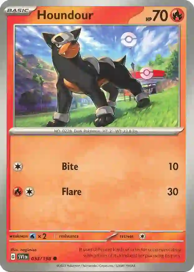 Houndour (SVI 033)