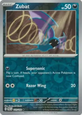 Zubat (PAR 110) - REVERSE HOLO