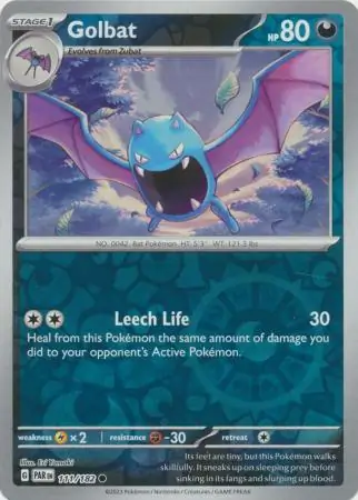 Golbat (PAR 111) - REVERSE HOLO
