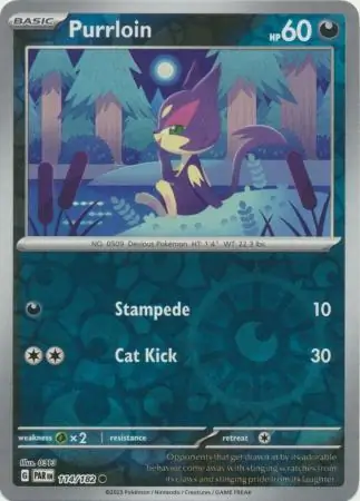 Purrloin (PAR 114) - REVERSE HOLO