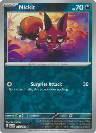 Nickit (PAR 119) - REVERSE HOLO