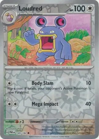 Loudred (PAR 149) - REVERSE HOLO