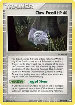 Claw Fossil (PK 84) - GOOD