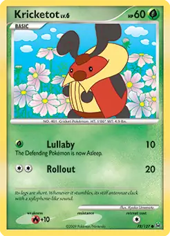 KRICKETOT LV.6 - 078/127 - PLAYED