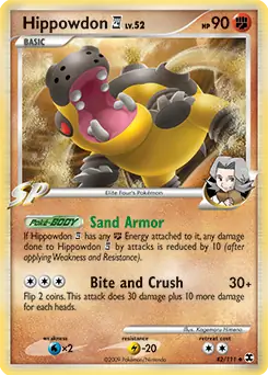 HIPPOWDON LV.52 - 042/111 - LIGHT PLAYED
