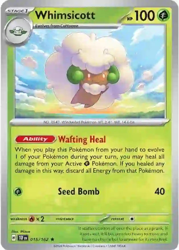 Whimsicott (TEF 015) - HOLO
