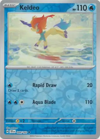 Keldeo (TEF 044) - REVERSE HOLO