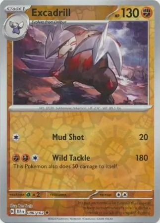 Excadrill (TEF 086) - REVERSE HOLO