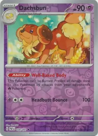 Dachsbun (PAF 039) - REVERSE HOLO