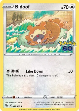 Bidoof (PGO 059)