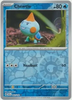 Chewtle (SCR 043) - REVERSE HOLO