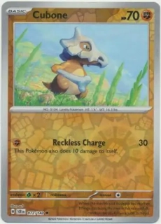 Cubone (SCR 072) - REVERSE HOLO