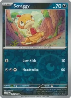 Scraggy (PAF 060) - REVERSE HOLO