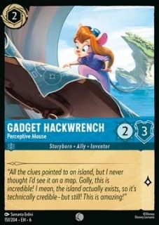 Gadget Hackwrench - Perceptive Mouse - foil