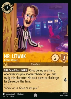 Mr. Litwak - Arcade Owner - foil