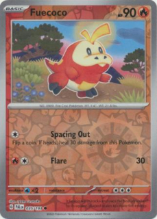 Fuecoco (PAL 035) - REVERSE HOLO